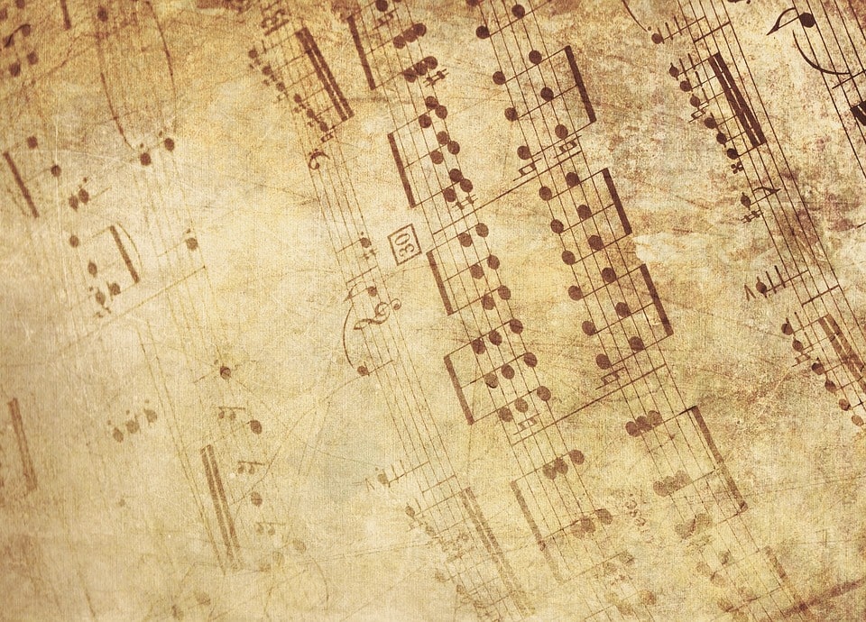 manuscript music sheet